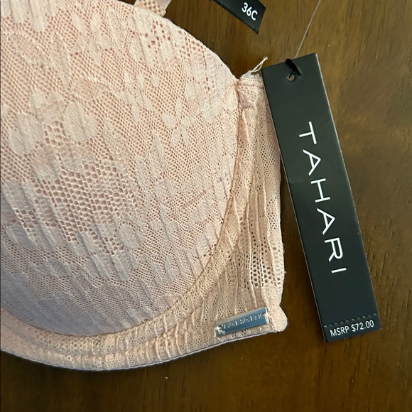 Tahari pink  Underwire Bra - Picture 2 of 3